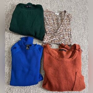 Bundle of 4 sweaters forever 21 Ardene Medium